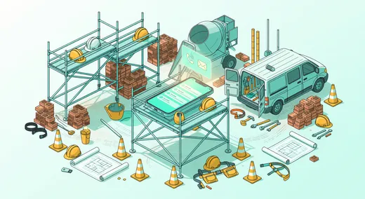 Wie Handwerker Aufträge sichern, während sie auf der Baustelle sind